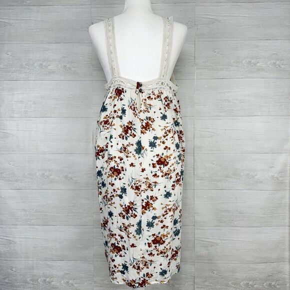 dRA Los Angeles Square Neck Shift Dress Size S Floral Mini Beach‎ Spring Summer - Picture 6 of 13